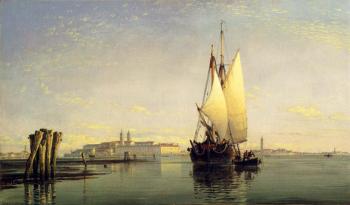愛德華 威廉 庫尅 On The Lagoon Of Venice 愛德華 威廉 庫尅 On The Lagoon Of Venice